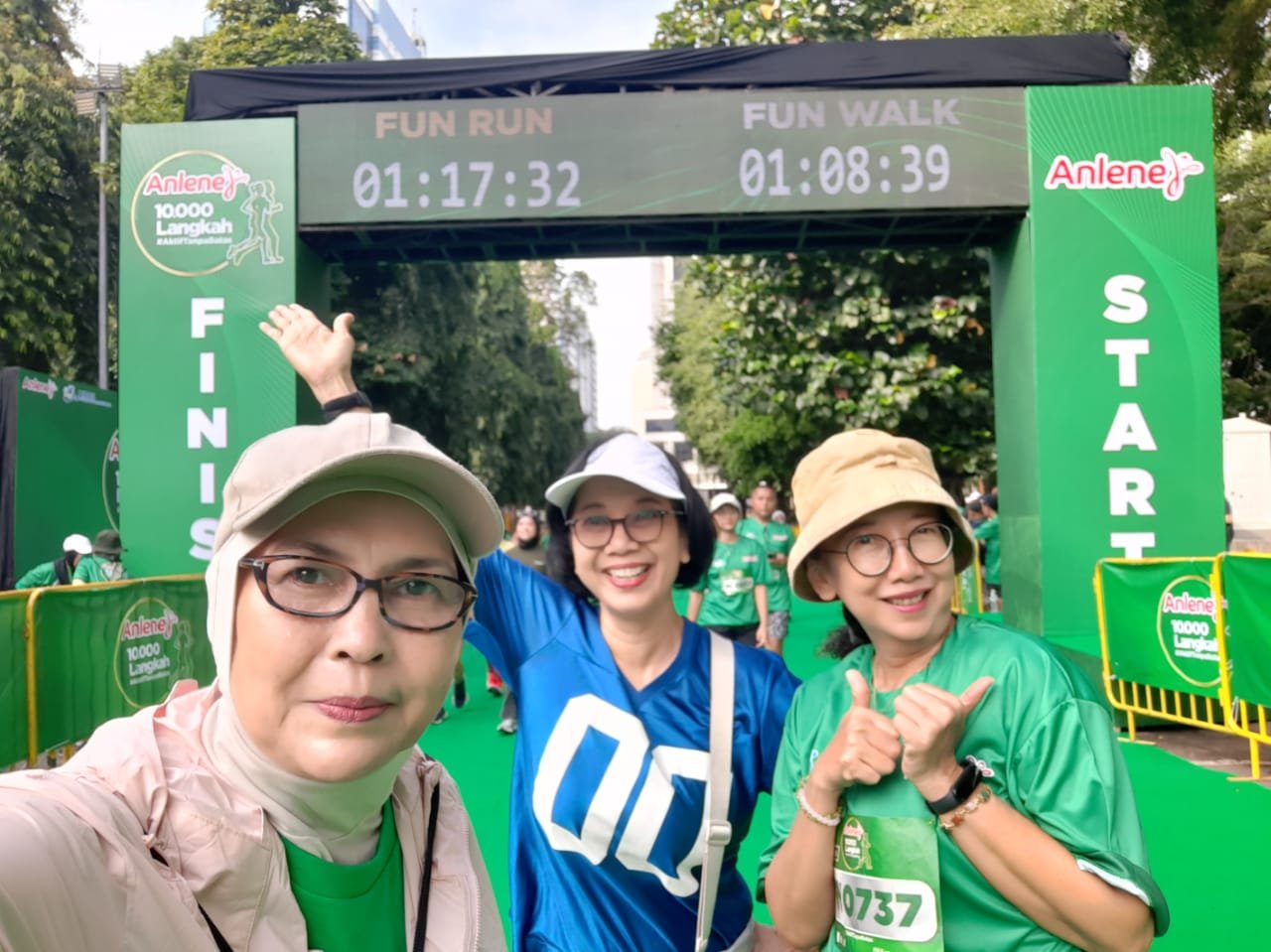 Anlene run 10000 langkah